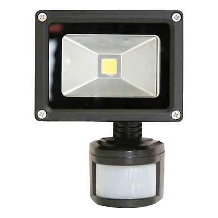 Eurolux Led 10w Black W/sensor