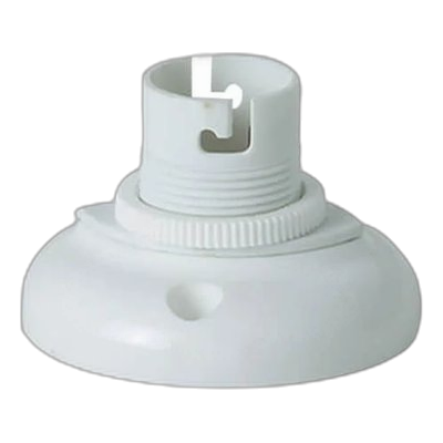 Bakelite battenholder BC white