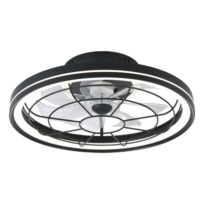 Bright Star Fcf020 Black Ceiling Fan + Led Light