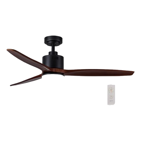 Bright Star Fcf044 Black & Wood Ceiling Fan