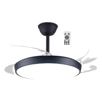 Bright Star Fcf093 Black Ceiling Fan