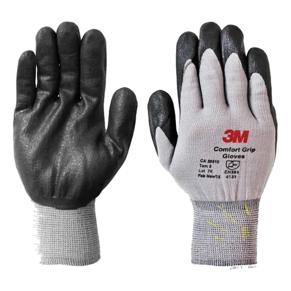 3m comfi  grip gloves large