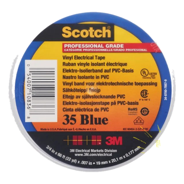 3M Scotch 35 Adhesive Tape Blue 50656