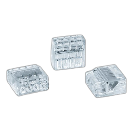4 Way Clear Helacon Connector