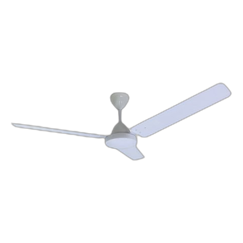 Solent Whirlwind White Aluminium Ceiling Fan + Controller