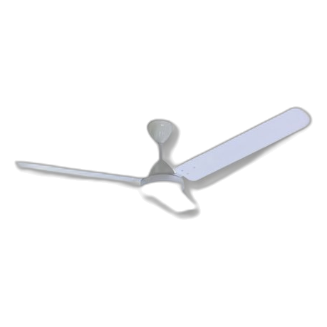 Solent Whirlwind White Aluminium Ceiling Fan + Remote