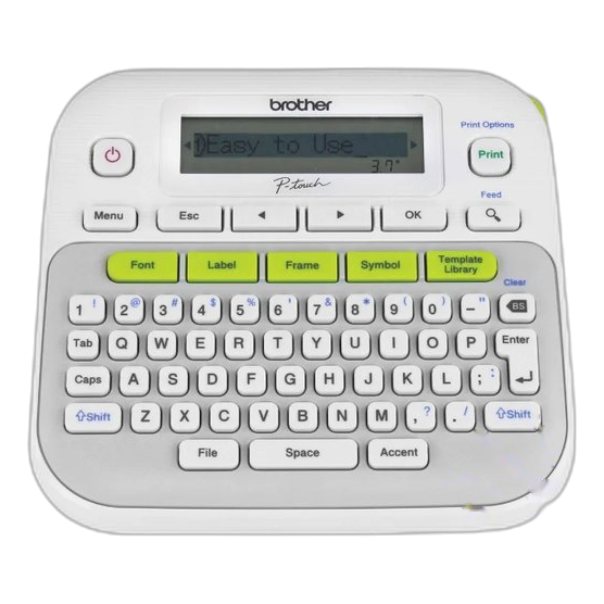 Brother PT-D210 Home and Small Office Label Printer (TZe Tapes)