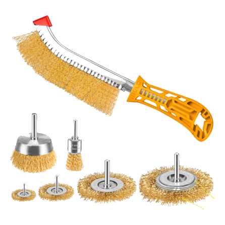 Ingco Wb10071 Wire Brush Set