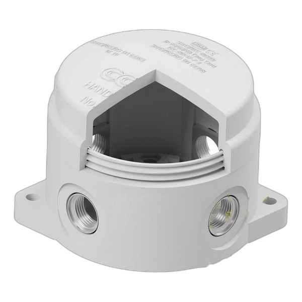 Utiliity Grey 4 Way X M25 Junction Box Size 2 IP68