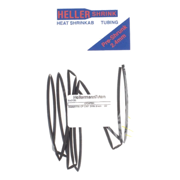 Heatshrink 2.4 MIn Pack 1M Black
