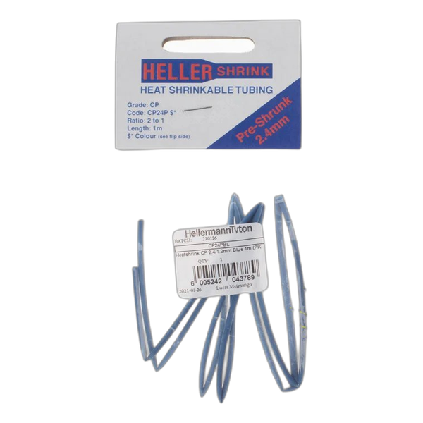 Heatshrink 2.4 MIn Pack 1M Blue