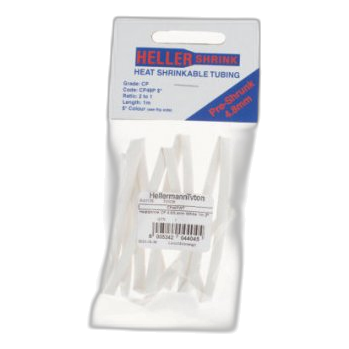 Heatshrink 2.4 MIn Pack 1M White