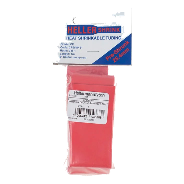 Heatshrink 25.4 MIn Pack 1M Red