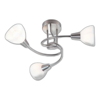 Bright Star Cf469/3 Satin Ceiling Light