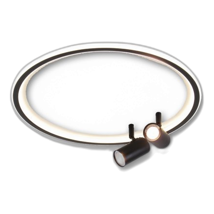 Bright Star Cf606/2 60W Cct Black Led Ceiling Light