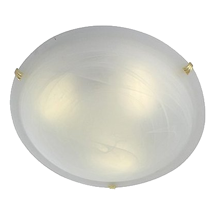 Eurolux C49Pb Alabaster Polished Brass Ceiling Light