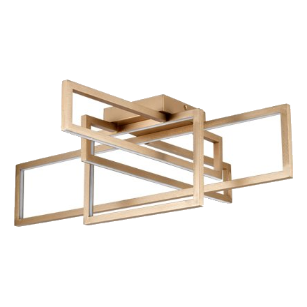 Huayi Kc11220-4 Gold Led Ceiling Light