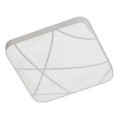 Radiant Rc251 Gsd Sq Plain 12W Led White Ceiling Light