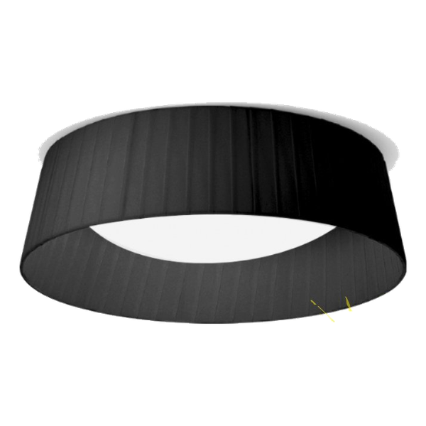 Spazio 8951.1.30 Milano Black Ceiling Light