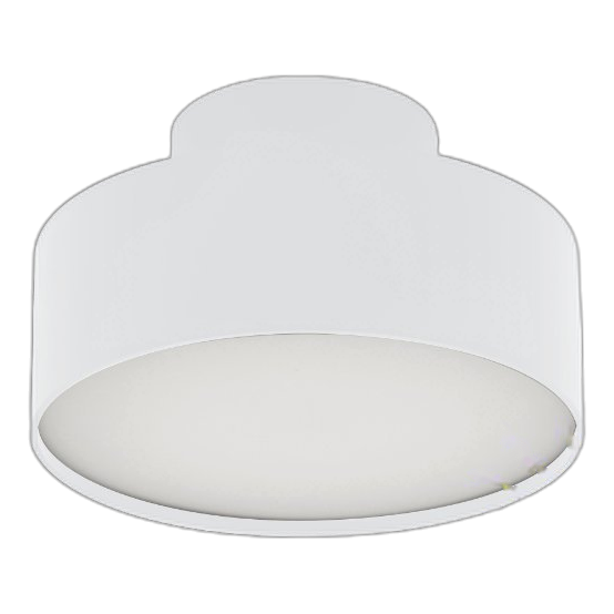 Spazio 8961.3031 Caracal 140Mm White Ceiling Light