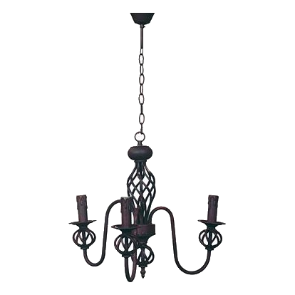 Bright Star Ch065/3 Rusted Chandelier