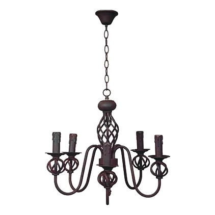 Bright Star Ch065/5 Rusted Chandelier