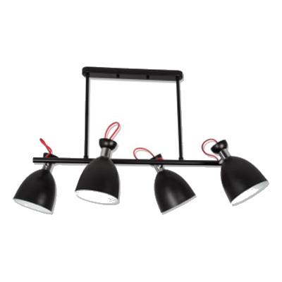 Bright Star Ch259/4 Black Chandelier