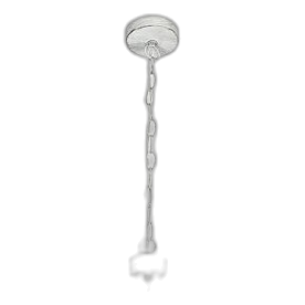 Bright Star Ch524/5 Fossil White Metal Chandelier