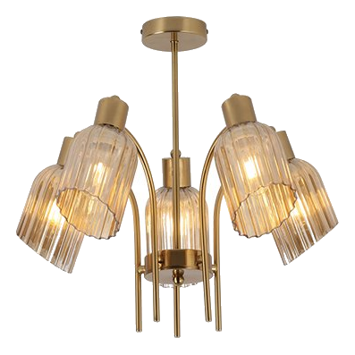 Bright Star Ch713/5 Gold Chandelier