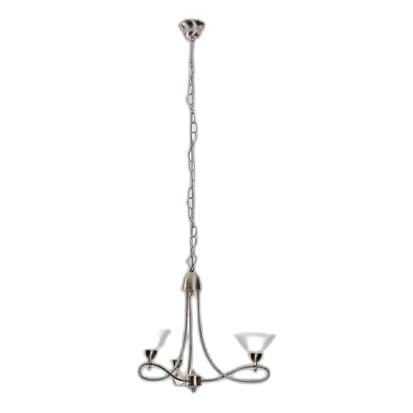 Eurolux Ch192Sc Martini Twist Satin Chrome Chandelier