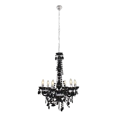 Eurolux Ch249B Octave Black Chandelier