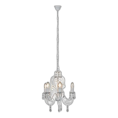 Eurolux Ch265W Cleo White Chandelier