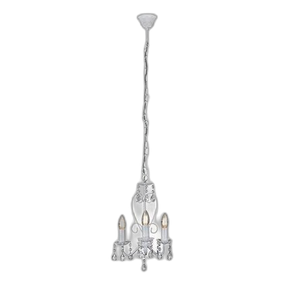 Eurolux Ch266W Cleo White Chandelier