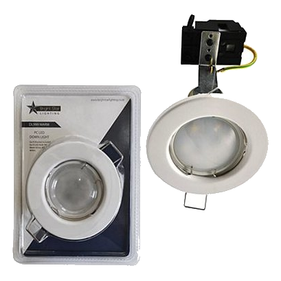Bright Star Dl999 White 81Mm Warm White Fixed Downlight