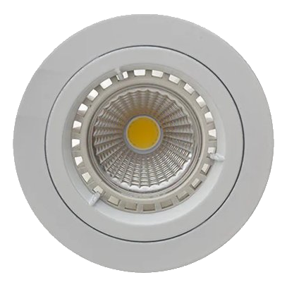 Eurolux D108W White Straight Twist Downlight