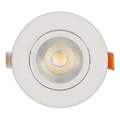 Eurolux D156Ww White 3000K Led Dimmable Downlight
