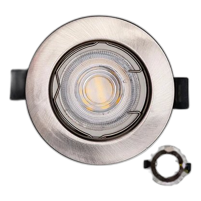EUROLUX D164SC SATIN CHROME 81X40mm FIXED DOWNLIGHT