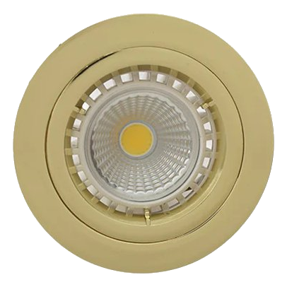 Eurolux D18Pb Polished Brass 80Mm Straight Twist Downlight