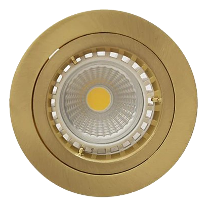 Eurolux D18Sb Satin Brass 80Mm Straight Twist Downlight