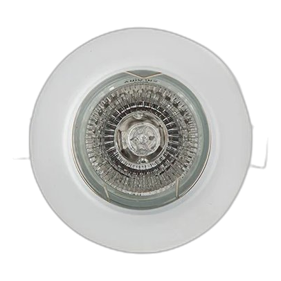 Eurolux D25Wpp White Straight Round Downlight