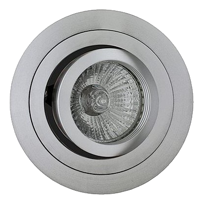 Eurolux D72 Brushed Aluminium 90Mm Tilt Downlight
