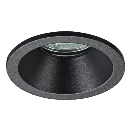 Huayi Kdw8012 Matt Black 85Mm Fixed Downlight – Ip65