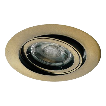 Synerji Sy107 Antique Brass 94Mm Tilt Downlight