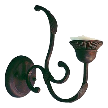 Bright Star Wb067/1 Rusted Wrought Iron Wall Light