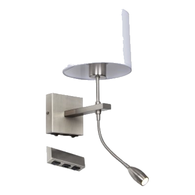 Bright Star Wb171/2 Usb Satin Chrome Wall Light