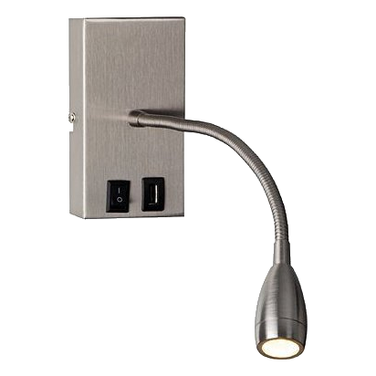 Bright Star Wb173 Satin Chrome Wall Light