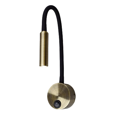 Bright Star Wb218 Black & Antique Wall Light