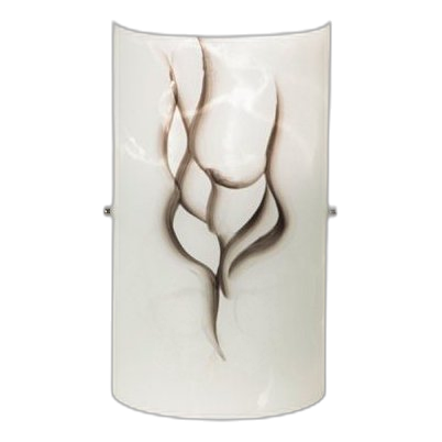 Bright Star Wb270 Patterned Glass Wall Light