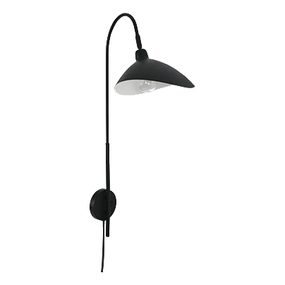 Bright Star Wb375 Black Metal Wall Light