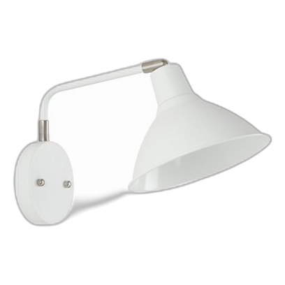 Bright Star Wb384 Sand White & Satin Chrome Wall Light